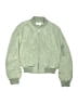 H&M 100% Polyester Solid Green Jacket Size 12 - photo 1