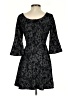 Emerald Sundae Paisley Black Cocktail Dress Size S - photo 2