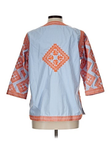 Gretchen Scott Designs 3/4 Sleeve Blouse (view 2)
