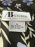 AB Studio 100% Polyester Floral Black Casual Skirt Size XL - photo 4