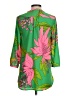 Julie Brown 100% Polyester Green 3/4 Sleeve Blouse Size P (petite) - photo 2