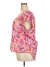 Rose & Thyme 100% Rayon Pink Short Sleeve Blouse Size 2X - photo 5