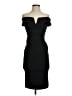 Missguided Solid Black Cocktail Dress Size 4 - photo 1