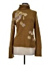 Express Floral Gold Turtleneck Sweater Size M - photo 1