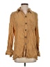Zara 100% Silk Tan Blouse Size S - photo 1