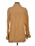 Zara 100% Silk Tan Blouse Size S - photo 2