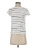 Athleta Stripes Silver Short Sleeve T-Shirt Size XS - photo 1