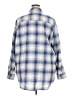 Old Navy Plaid Blue Long Sleeve Button-Down Shirt Size XXL (tall) - photo 2