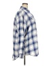 Old Navy Plaid Blue Long Sleeve Button-Down Shirt Size XXL (tall) - photo 4