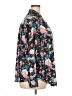 Torrid Floral Blue Long Sleeve Blouse Size 2X Plus (2) - photo 4
