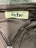 Echo 100% Polyester Black Brown Vest Size XS - photo 6