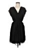 H&M 100% Polyester Solid Black Cocktail Dress Size 8 - photo 1