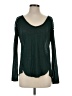 Free People 100% Polyester Green Long Sleeve Top Size XS - photo 1