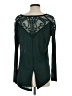 Free People 100% Polyester Green Long Sleeve Top Size XS - photo 2