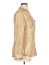 Cache 100% Polyester Metallic Gold Long Sleeve Blouse Size XL - photo 4