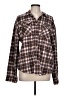 Pie in the sky 100% Polyester Plaid Brown Jacket Size L - photo 1
