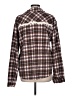 Pie in the sky 100% Polyester Plaid Brown Jacket Size L - photo 2