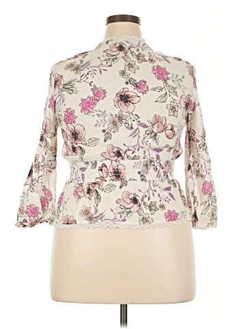 American Rag Cie 3/4 Sleeve Blouse (view 2)