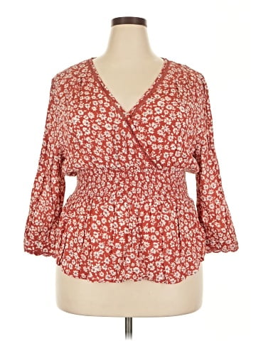 American Rag Cie 3/4 Sleeve Blouse (view 1)