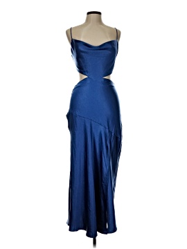 strapless open back dress The Joleena Dress-Red