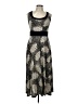Perceptions Animal Print Gray Cocktail Dress Size 10 - photo 1