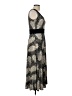 Perceptions Animal Print Gray Cocktail Dress Size 10 - photo 4