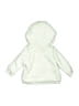 Carter's 100% Cotton Ivory Zip Up Hoodie 0-3 MO / 3 MO - photo 2