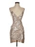 Windsor 100% Polyester Metallic Silver Pink Cocktail Dress Size S - photo 1