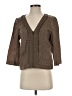 Ann Taylor Factory 100% Linen Brown Jacket Size 4 - photo 1