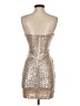 Windsor 100% Polyester Metallic Silver Pink Cocktail Dress Size S - photo 2