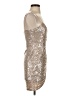 Windsor 100% Polyester Metallic Silver Pink Cocktail Dress Size S - photo 4