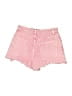 Zara Hearts Pink Denim Shorts Size 8 - photo 2