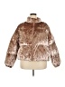 Fabletics Metallic Brown Faux Fur Jacket Size 2X - photo 1