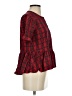 Madewell 100% Viscose Red Short Sleeve Blouse Size XS - photo 4