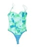 Zara 100% Polyester Blue Bodysuit Size XS - photo 1