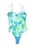 Zara 100% Polyester Blue Bodysuit Size XS - photo 2