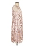 Elie Tahari Metallic Tan Cocktail Dress Size 4 - photo 4