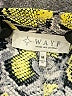 WAYF 100% Viscose Print Yellow Casual Pants Size M - photo 7