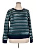 St. John's Bay Houndstooth Green Pullover Sweater Size XXL - photo 1