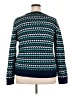 St. John's Bay Houndstooth Green Pullover Sweater Size XXL - photo 2