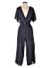 Sienna Sky 100% Polyester Stripes Blue Jumpsuit Size S - photo 1