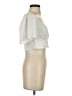 Sason 100% Polyester Ivory Short Sleeve Blouse Size 4 - photo 4