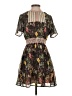 Foxiedox 100% Polyester Print Brown Cocktail Dress Size XS - photo 1