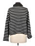 J.Crew 100% Cotton Stripes Black Pullover Sweater Size M - photo 2