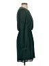 Express 100% Polyester Solid Green Casual Dress Size XS - photo 4