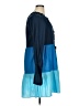 Figue Color Block Blue Casual Dress Size XL - photo 4