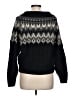 John & Jenn 100% Acrylic Chevron-herringbone Black Pullover Sweater Size L (estimated) - photo 2