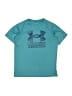 Under Armour 100% Polyester Teal Active T-Shirt Size L (youth) - photo 1