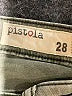 Pistola Color Block Green Jeans Size 28 waist - photo 7