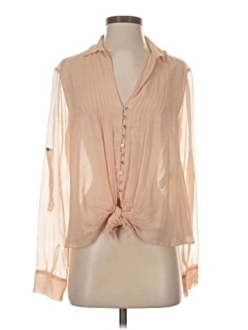 Elizabeth and James Long Sleeve Blouse (view 1)